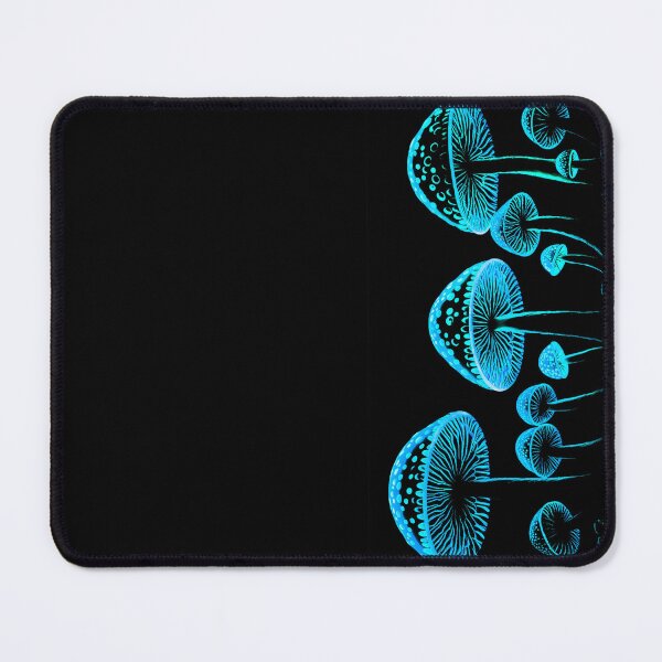 Item preview, Blue Glowing Mushrooms designed and sold by Jades-Corner.