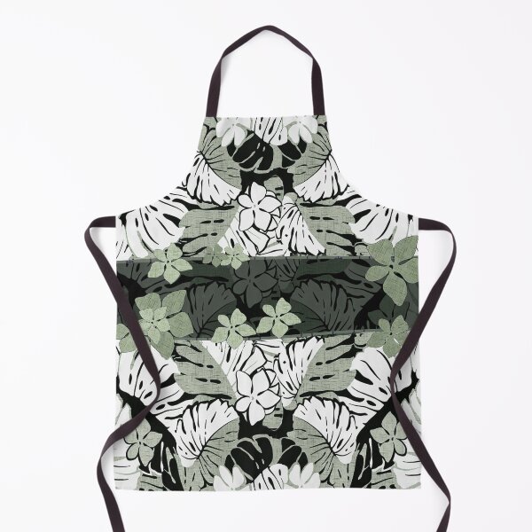 Item preview, Green Hawaiian Monstera Bark Cloth  designed and sold by J Marielle Designs.
