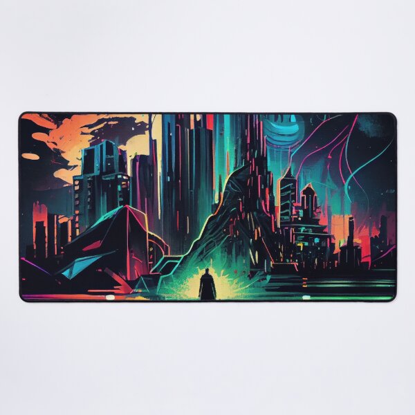 Item preview, Abstract Sci-Fi Futuristic Cityscape Skyline Digital Painting  designed and sold by NateFellhauer.