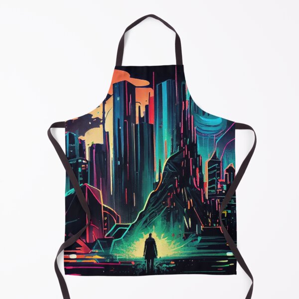 Item preview, Abstract Sci-Fi Futuristic Cityscape Skyline Digital Painting  designed and sold by NateFellhauer.