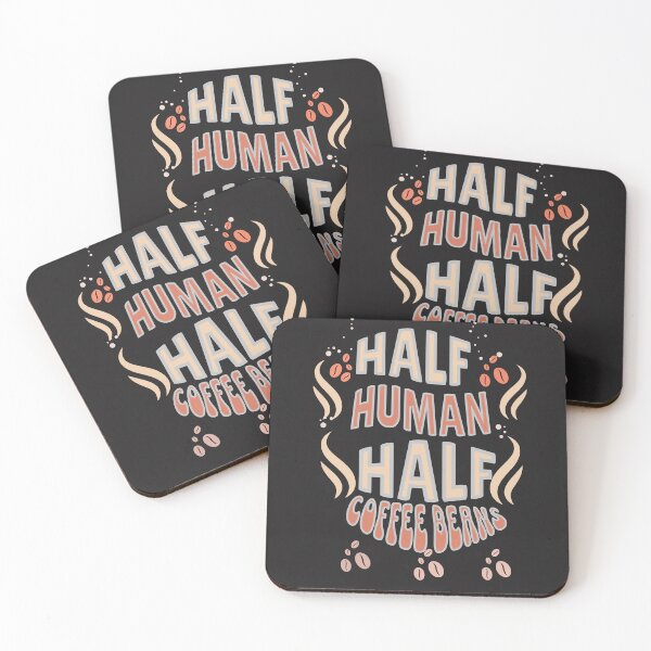 Item preview, Half Human Half Coffee Bean designed and sold by Cassa1224.