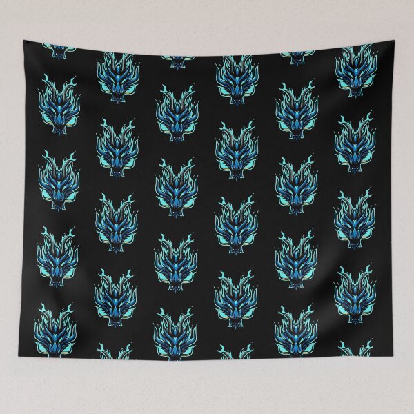 Item preview, Chinese Dragon In Blue designed and sold by PlayDifferent ⭐⭐⭐⭐⭐.
