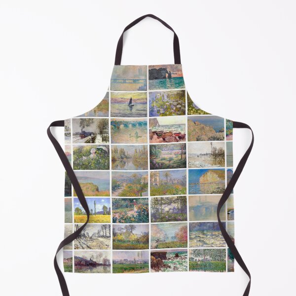 Item preview, Colección de cuadros antiguos de Claude Monet dispuestos en forma de collage. paisaje, cartel designed and sold by Michael Dietrich.