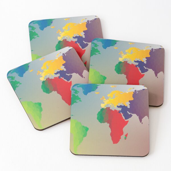 Item preview, Abstract map of the world designed and sold by Art Dila Studio.