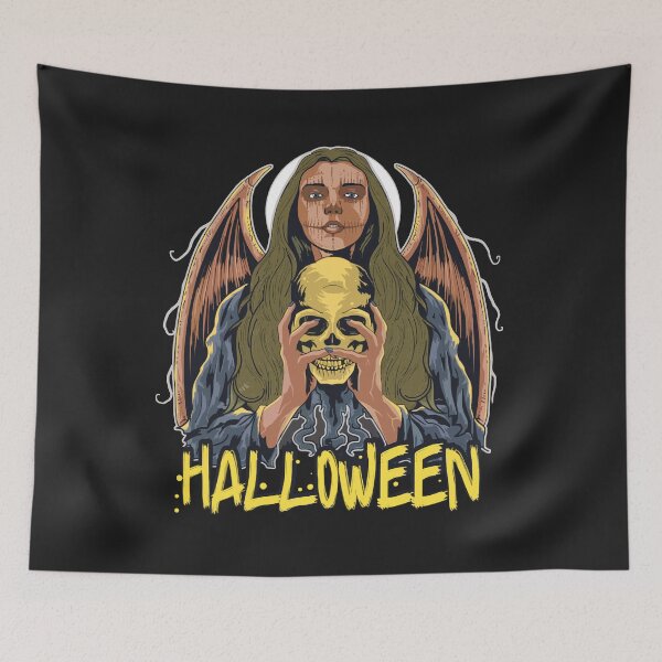 Item preview, Halloween Winged Angel Skull for Halloween celebrants  designed and sold by AssamFT.