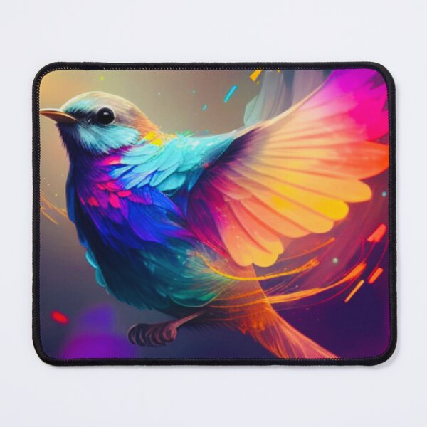 Item preview, Colorful bird flapping wings designed and sold by baksuart.