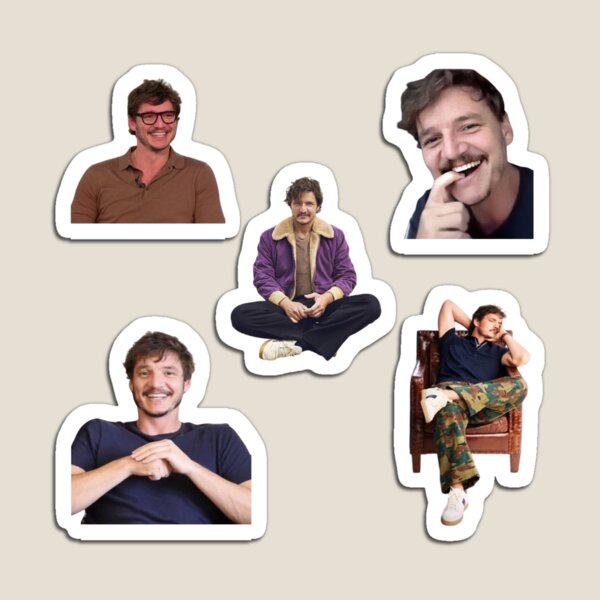 Artikel-Vorschau von Pedro Pascal Aufkleberpaket, designt und verkauft von LittleTurtle17.