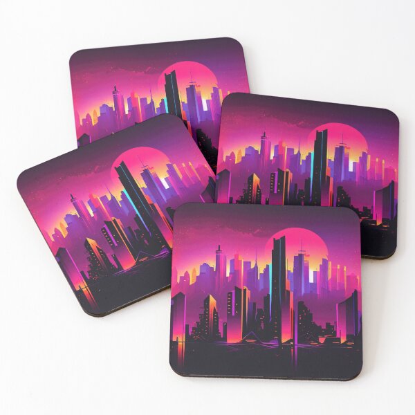 Item preview, Abstract Sci-Fi Futuristic Cityscape Skyline Digital Painting  designed and sold by NateFellhauer.