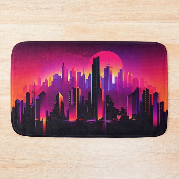 Item preview, Abstract Sci-Fi Futuristic Cityscape Skyline Digital Painting  designed and sold by NateFellhauer.