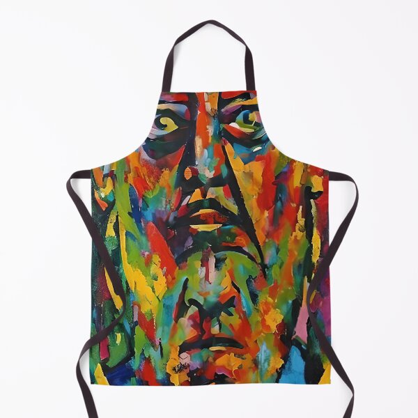 Item preview, Aleister Crowley The Great Beast of Thelema painted in a Surrealist and Impressionist style designed and sold by Ataraxia  Apparel.