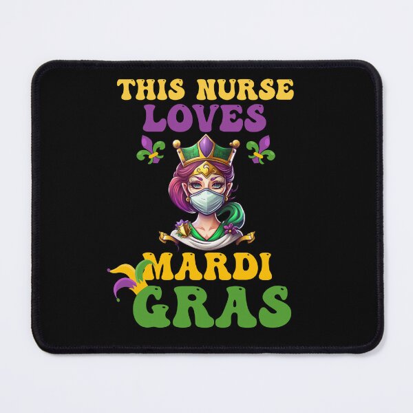 Item preview, This Nurse Loves Mardi Gras, Funny Nurse Mardi Gras designed and sold by smailjr.