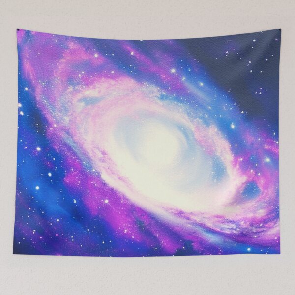 Item preview, Purple Blue Galaxy Nebula Photographic Print designed and sold by skolfid brows ⭐⭐⭐⭐⭐ (5.0).