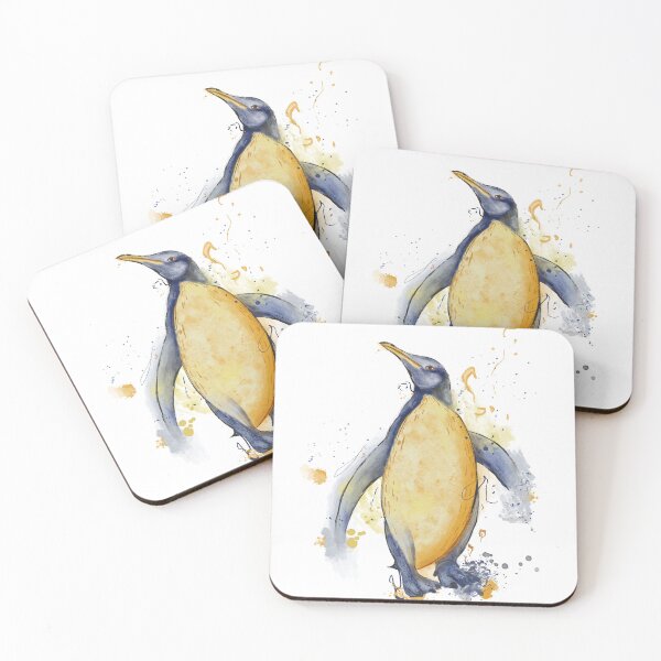 Item preview, Painted Penguin designed and sold by MarcieLondonArt.