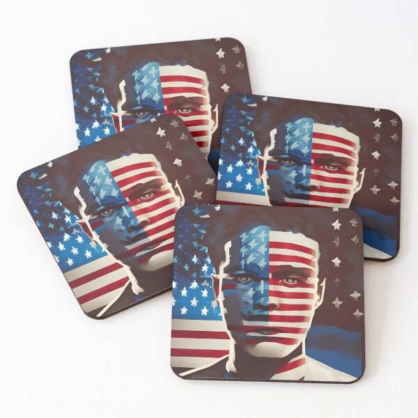 Item preview, American patriot with face painted designed and sold by VolcanicDesign.