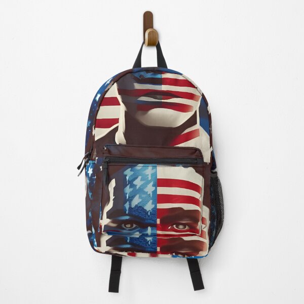 Item preview, American patriot with face painted designed and sold by VolcanicDesign.