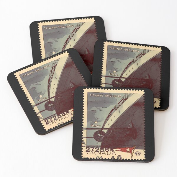 Item preview, Titanic Canada Post Stamp designed and sold by Lakeric Cityscapes.