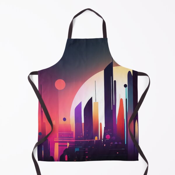 Item preview, Abstract Sci-Fi Futuristic Cityscape Skyline Digital Painting  designed and sold by NateFellhauer.