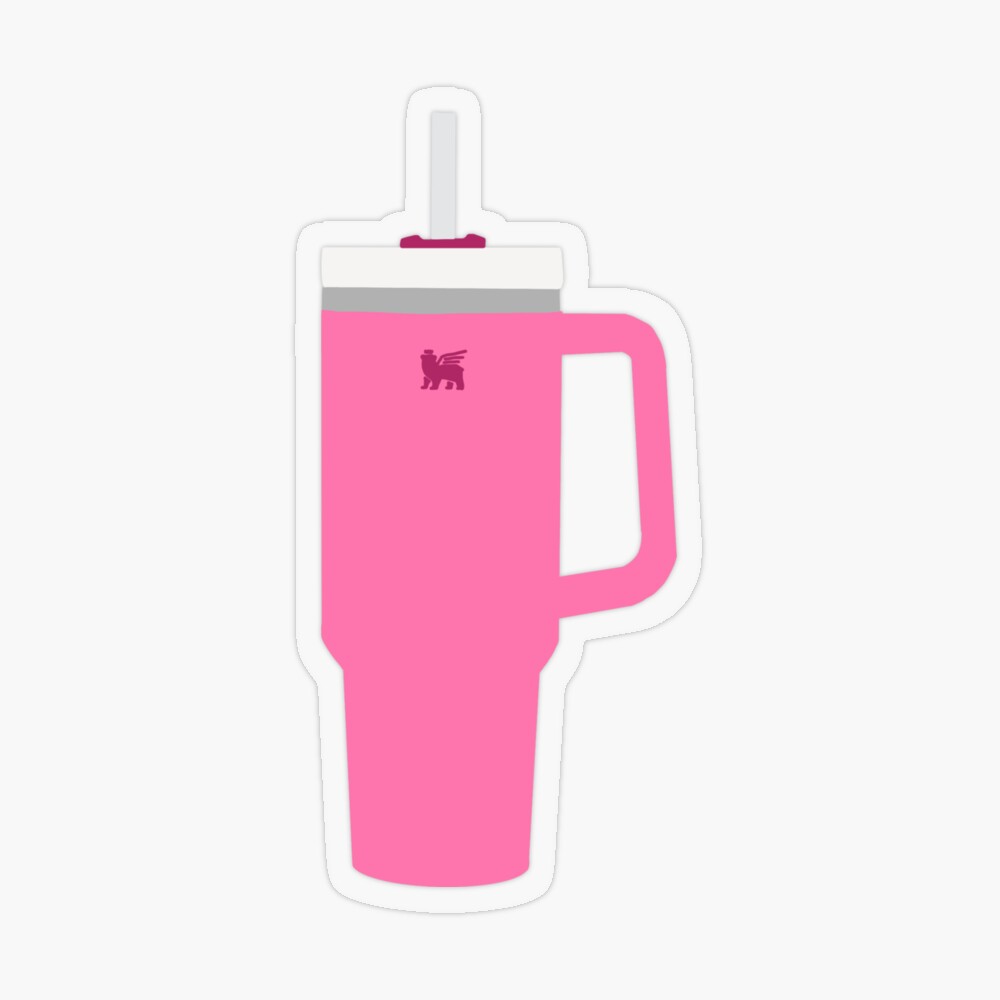 Pink Stanley Sticker – Little Sunshines Mercantile