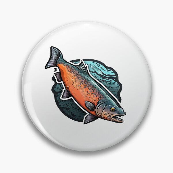 Item preview, Semi-Realistic Cartoonish Salmon designed and sold by plernz.