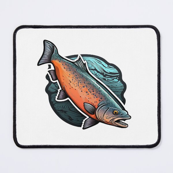 Item preview, Semi-Realistic Cartoonish Salmon designed and sold by plernz.