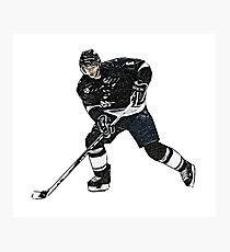 Comic ice hockey player Photographic Print