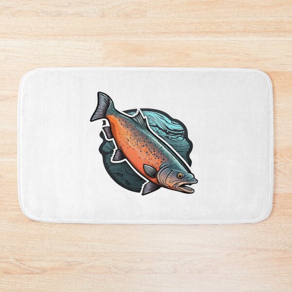 Item preview, Semi-Realistic Cartoonish Salmon designed and sold by plernz.