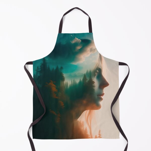 Item preview, Face Silhouette and Nature: Harmony in Double Exposure designed and sold by SweetMagicDream.