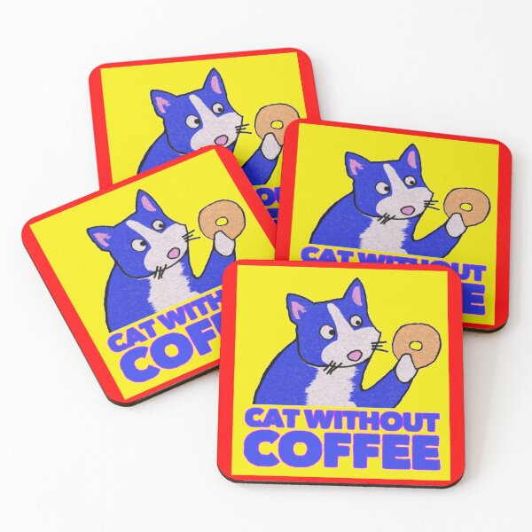 Item preview, CAT WITHOUT COFFEE designed and sold by paulvolker.