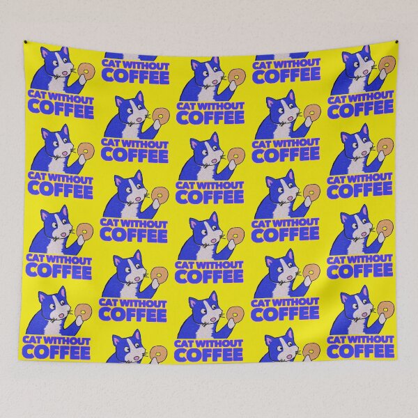 Item preview, CAT WITHOUT COFFEE designed and sold by paulvolker.