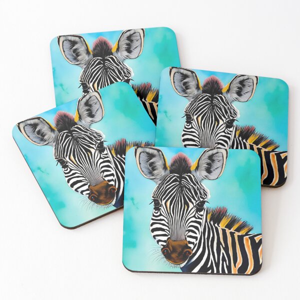 Item preview, Cute Baby Zebra Watercolor Digital Art Perfect original artwork for a baby or child's room. designed and sold by SeaStories88.