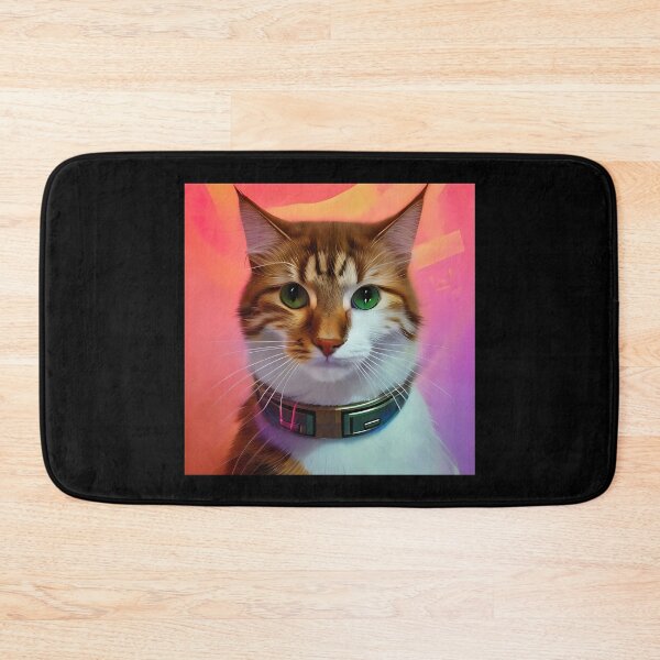 Item preview, AI Cats Picture Little Zeus Cute Cyber Cat designed and sold by ReneMM.