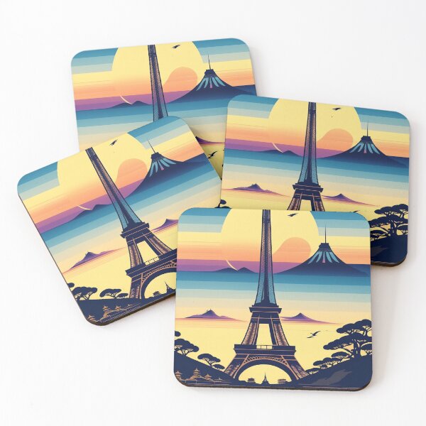 Item preview, Eifel Tower in style of Katsushika Hokusai designed and sold by yabutatu.