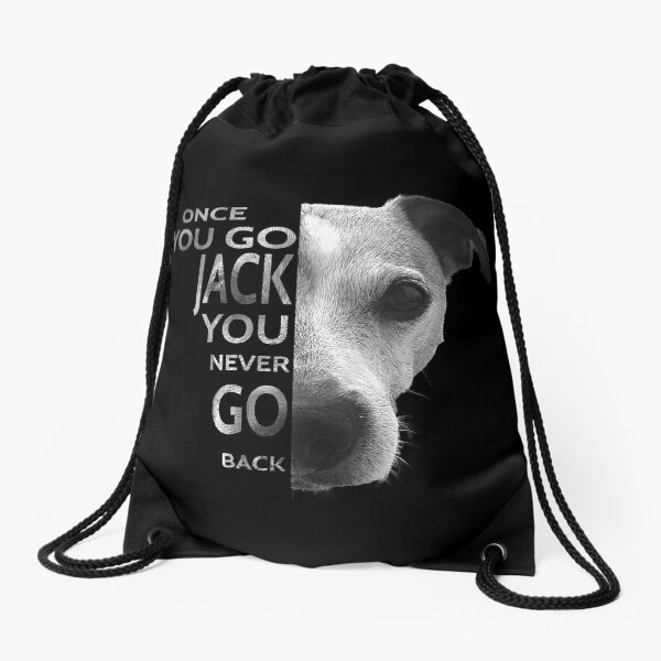 Drawstring Backpack Jack Russell Terrier Christmas Dog Xmas Shoulder Bags