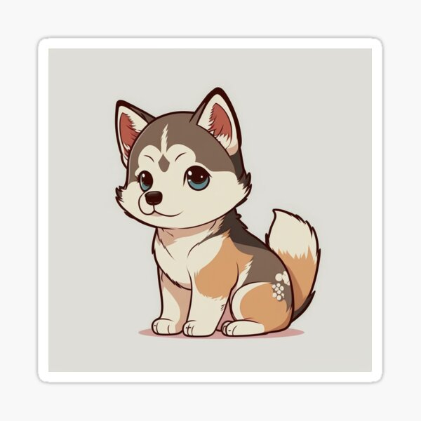 Cute Husky Dog Cartoon Vector Icon Illustration. Animal Nature Icon Concept  Isolated Premium Vector. Flat Cartoon Style 8420429 Vector Art at Vecteezy