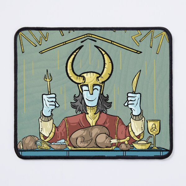 Item preview, Loki's Feast Apron designed and sold by Vadalia-Sweet.