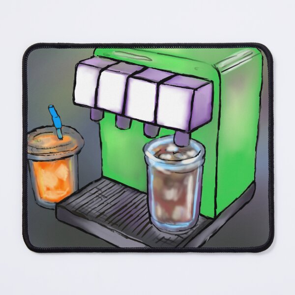 Item preview, Soda pop fountain drink carbonation machine orange cola ice cold drink designed and sold by super_shimizu.
