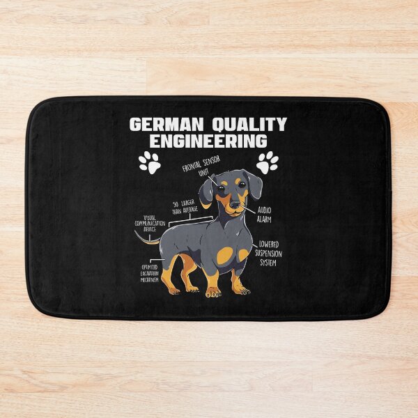 Item preview, German Engineering Dachshund Wiener Dog designed and sold by Dressed For  Duty.