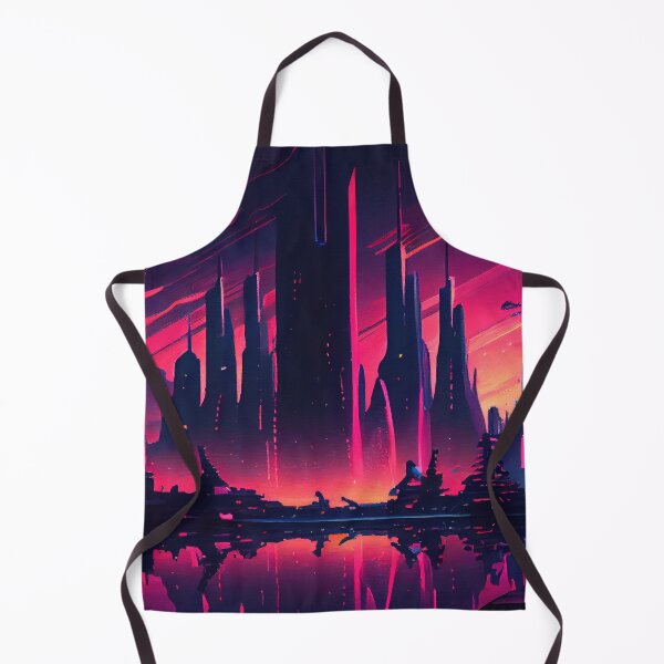 Item preview, Abstract Sci-Fi Futuristic Cityscape Skyline Digital Painting  designed and sold by NateFellhauer.