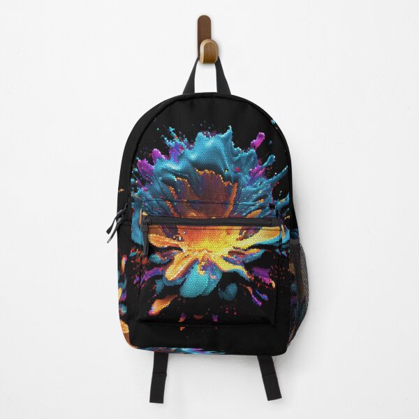 Item preview, Pixel Art Abstract Color Liquid Burst designed and sold by PipikaArt.
