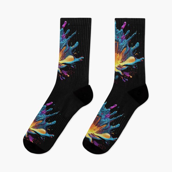 Item preview, Pixel Art Abstract Color Liquid Burst designed and sold by PipikaArt.