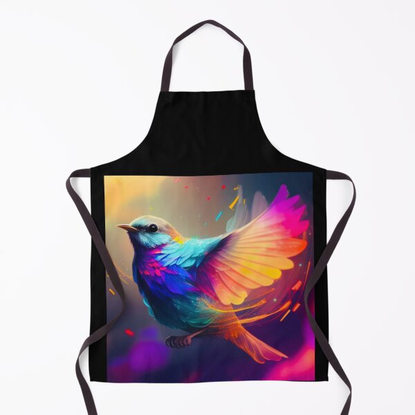 Item preview, Colorful bird flapping wings designed and sold by baksuart.