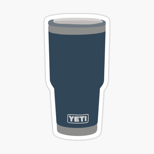 Blue Yeti Tumbler Sticker for Sale by lejlagro