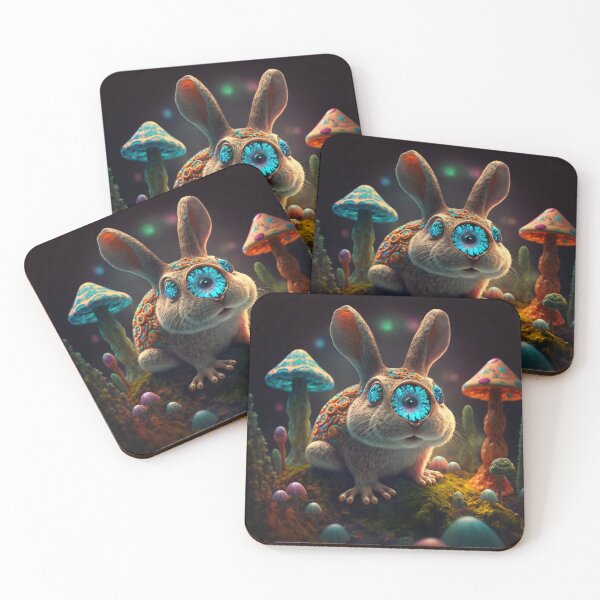 Item preview, Psychedelic Rabbit designed and sold by PsychedelicaArt.