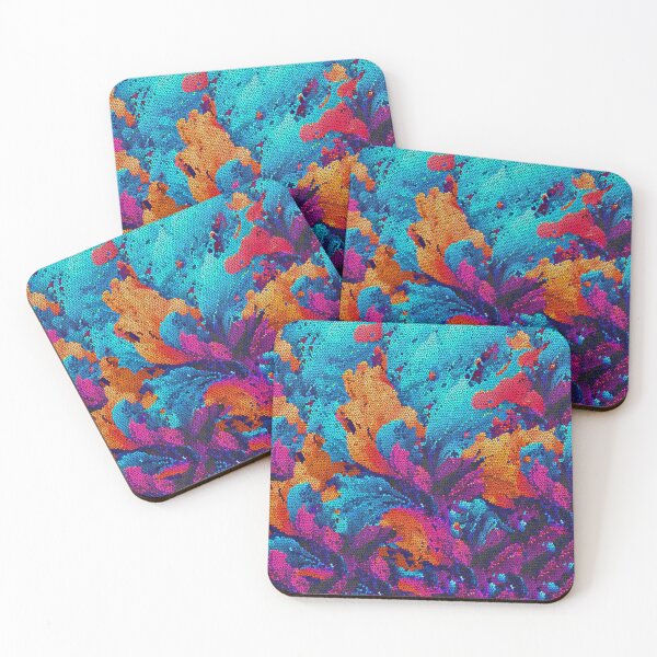 Item preview, Pixel Art Abstract Color Burst designed and sold by PipikaArt.