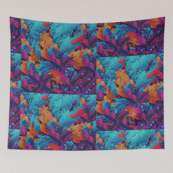Item preview, Pixel Art Abstract Color Burst designed and sold by PipikaArt.