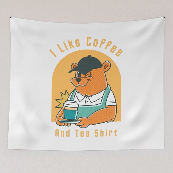 Item preview, I Like Coffee And Tea Shirt For Tea And Coffee Lovers designed and sold by kris-money.