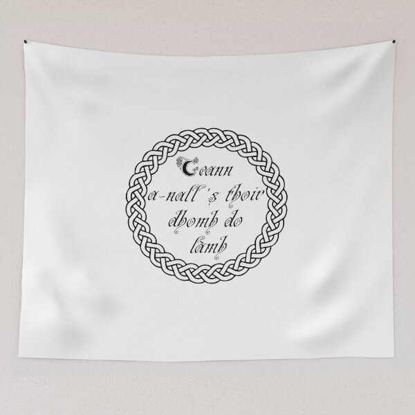Item preview, Scottish Gaelic Phrase - Come let's wander hand in hand designed and sold by KyttsyKrafts.