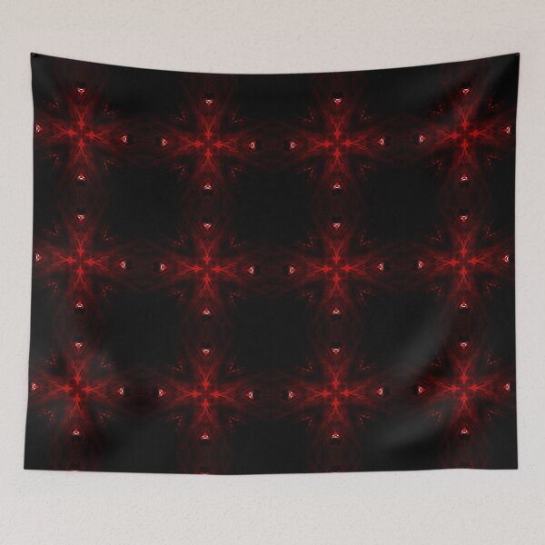 Artikelvorschau, Ominous Red Kaleidoscope pattern (Seamless) 6 entworfen und verkauft von Swabcraft.