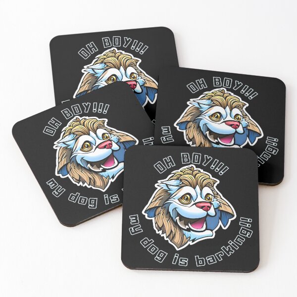 Item preview, Oh Boy My Dogs Are Barking Happy Crazy Doggy designed and sold by kubix81.