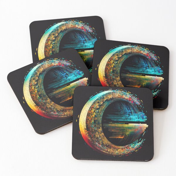 Item preview, Circumference 0031, "Circumference" captures the essence of a mesmerizing, glitch-filled world in a circular form designed and sold by randycolby.